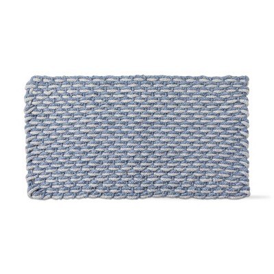 tagltd 1'6"x2'6" Handwoven Doormat Blue Multi Rectangle Indoor and Outdoor Polypropylene Door Welcome Mat Blue