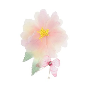 Unique Bargains Flowers Pattern Hair Clip 4.92"x3.94" 1 Pc - 1 of 4