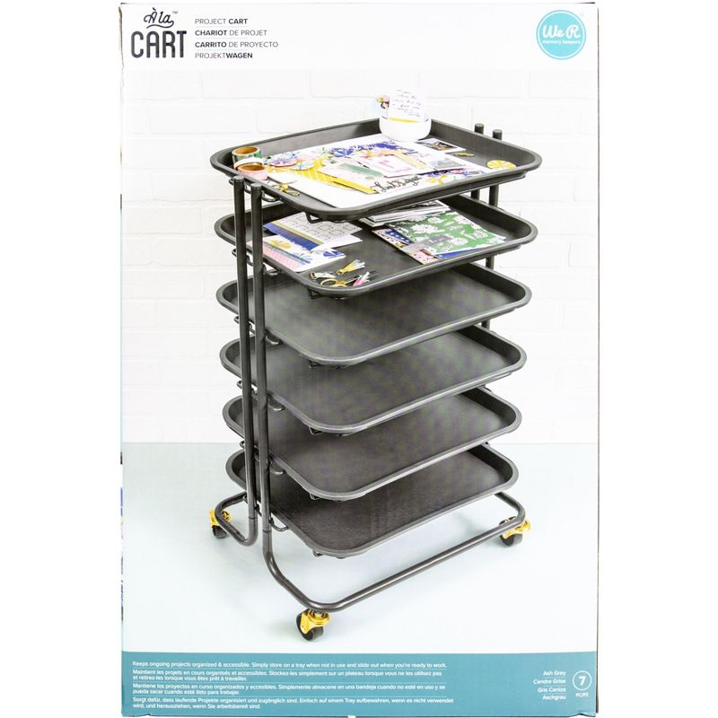 We R Memory Keepers Project Cart With 6 Removable Trays, 1 of 9