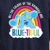 Boys' - Blue's Clues & You! - All The Colors Of The Rainbow Are Beautiful Graphic Long Sleeve Fleece Sweatshirt - 2 of 4