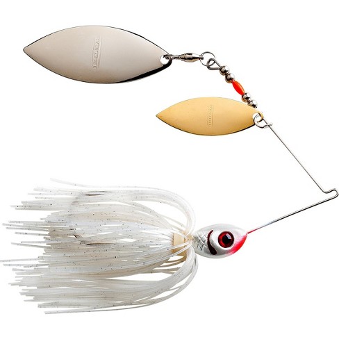 Booyah Baits Double Willow Blade 1/2 Oz Fishing Lure - Satin Silver Glimmer  : Target