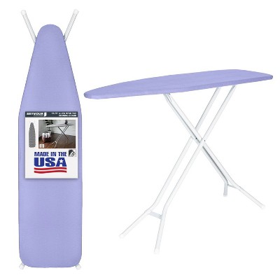 Whitmor - 4 Leg Ironing Board With Metal Mesh Top - Blue