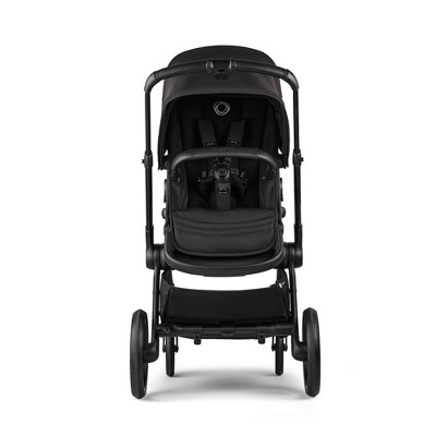 Midnight Black All-Terrain Tandem Double Bassinet Stroller