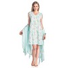 Casual Nights Women's 2 Piece Floral Robe and Gown Set - 4 of 4
