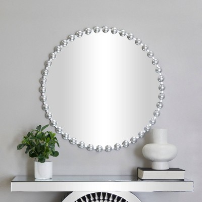 CosmoLiving by Cosmopolitan Round Metal Wall Mirror & Reviews