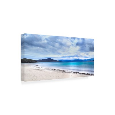 Trademark Fine Art -Lynne Douglas 'Taransay Teal' Canvas Art