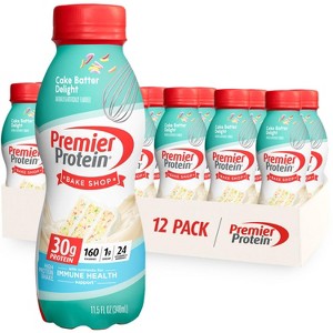 Premier Protein Shake, Cake Batter - 11.5 Fl Oz (Pack of 12) - 1 of 4