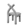 Meridian Furniture,Xena Boucle Fabric Accent/Dining Chair - 4 of 4