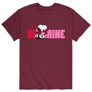 Men's - Peanuts - Be Mine Short Sleeve Graphic T-Shirt - 1 of 4