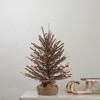 Northlight 1.5' Prelit Artificial Christmas Tree Warsaw Twig in Burlap Base - Clear Lights - 2 of 4