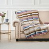 Barefoot Bungalow Painted Desert Durable Prewashed with Extra Softener Throw Accessory 50"x60" Sapphire - 2 of 4