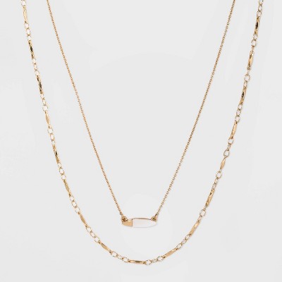 Layered hot sale mothers necklace