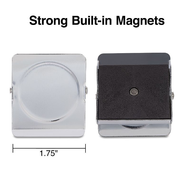 Staples Square Magnetic Clip 3/Pack 392735, 2 of 4