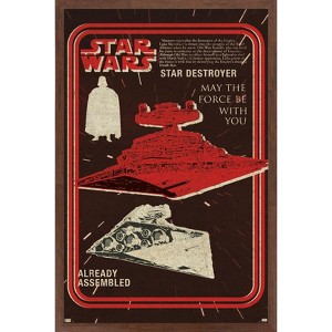 Trends International Star Wars: New Vintage - Star Destroyer Framed Wall Poster Prints - 1 of 4