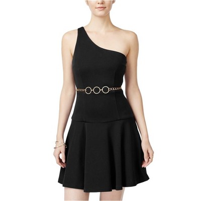 XOXO Womens Chain A-line Dress