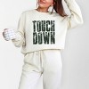 Touch Down Block Distressed - Women's Lightweight Garment Dyed Sweatshirt - 2 of 3