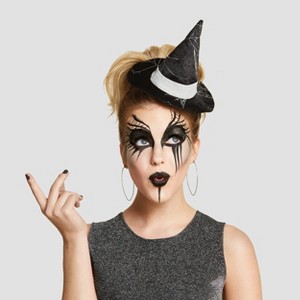 Black Solid Pot Just Add Water Halloween Makeup with Brush: Hyde and EEK! Boutique™ - 1 of 3