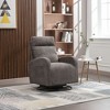 NicBex Corduroy Fabric Glider Rocking Chair,Upholstered Swivel Recliner Chairs with High Backrest,Cozy Rocking Chair,Nursing Chair for Bedroom - 2 of 4