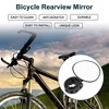 Bike Rearview Mirror 9.5x6.8cm Adjustable | Front Handlebar Bike Mirror Black for Bicycle Mountain Road Bike 1 Pcs - 2 of 4