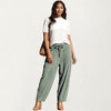 Anna-Kaci Women's Drawstring High Waist Relaxed Fit Pants with Front Patch Pockets - 2 of 4