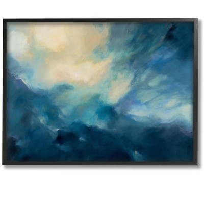 Stupell Industries Abstract Night Sky Scene Framed Giclee Art