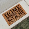 LunaLulink Heavy Duty Coconut Fiber Front Door Mat, Non-Slip Welcome Entrance Carpet, 23.6x15.7 Inches, Housewarming Gift with Edgy Humor Design - 4 of 4