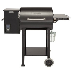 Cuisinart CPG-465 Wood Pellet Grill and Smoker: Electric, 250W, 465 sq in Cooking Area, Steel Construction - 1 of 4