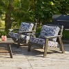 ARTPLAN Deep Seat Outdoor Cushion,Set 24"x24"x6" ,18x24" Bench Outdoor Chair Cushions, Polyester Fill Back for Patio Furniture ,Square - 3 of 4