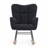 Lyngins Modern Indoor Armchair Rocking Chair without/with Adjustable Footrest,Small Accent Chair for Bedroom,Living Room - 4 of 4