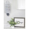 AuldHome Design Wicker Grocery Bag Holder; Wall-Mounted Rustic Farmhouse Plastic Bag Dispenser - 4 of 4
