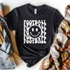 Simply Sage Market Football Smiley Face Short Sleeve Tee - XS - Black - 3 of 4