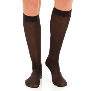 Berkshire 3 Pair Pack Opaque Trouser Knee High with Sandalfoot Toe - 6523 - 1 of 1