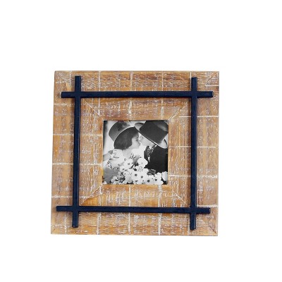VIP Wood 9 in. Brown 4x4 Photo Frame