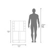 Vynxaria Bar Cabinet with 2 Doors, 8 Wine Bottle Compartments, Modern Design - 4 of 4