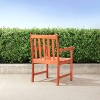 PAGED Outdoor Dining Chairs Wood Folding Chairs with Slatted Back and Slatted Seat for Patio, Outside, Lawn - 2 of 4