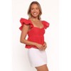Petal and Pup Womens Lyric Ruffle Top - 2 of 4