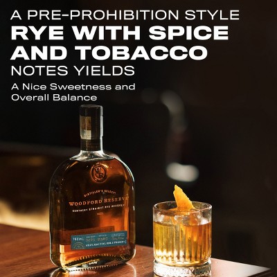 Woodford Reserve Rye Bourbon Whiskey - 375ml Bottle