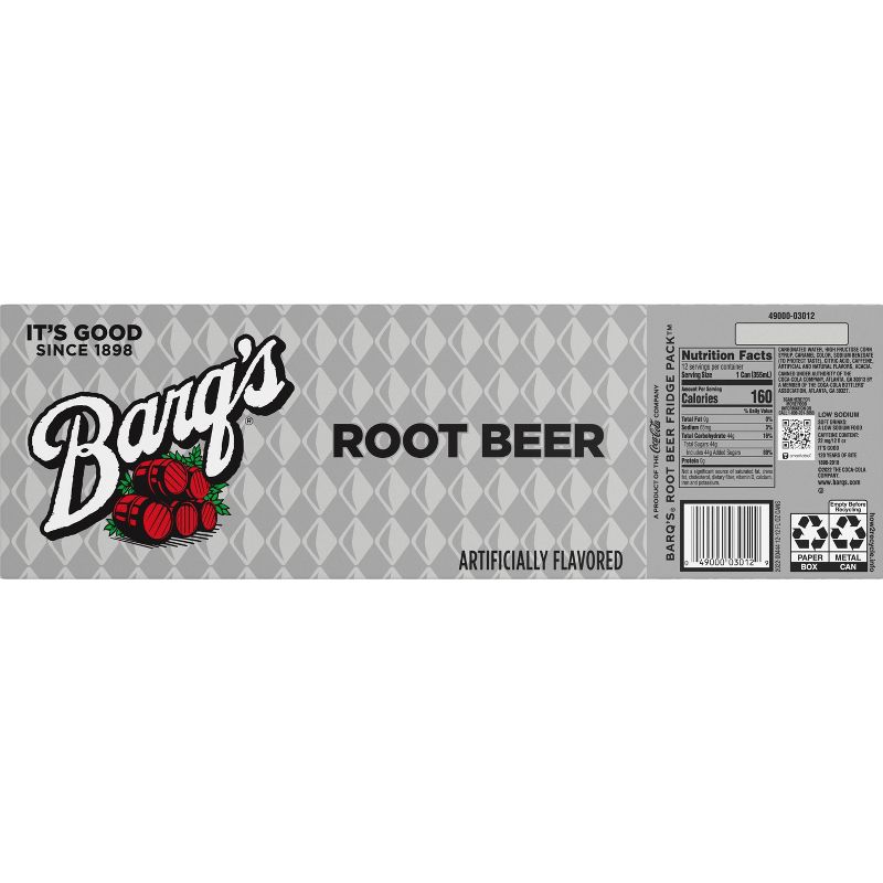 Barq's Root Beer - 12pk/12 fl oz Cans, 5 of 6