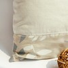 Slickblue Decorative Linen Throw Pillow - Stylish Patchwork Floor Cushion, 19.7"x19.7", 8 Design Options - 2 of 4