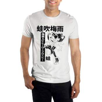 My Hero Academia Asui Tsuyu One Color Kanji Mens T Shirt Adult