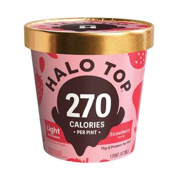 Halo Top Strawberry Ice Cream - 16oz