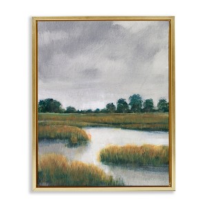 Stupell Industries Cloudy Rural Marsh Landscape, 17" x 21" - 1 of 4