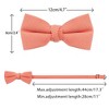 INSPIRE CHIC Men's Solid Color Pre-Tied Thick Tie Set - 3 of 4
