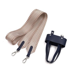 BABYYER Fashionable Crossbody Cup Sleeve Stainless Steel Thermal Insulation Leather Cup Sleeve Kettle Sleeve - 1 of 3