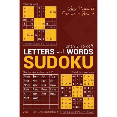 Letters and Words Sudoku - by  Brian G Tordoff (Paperback)