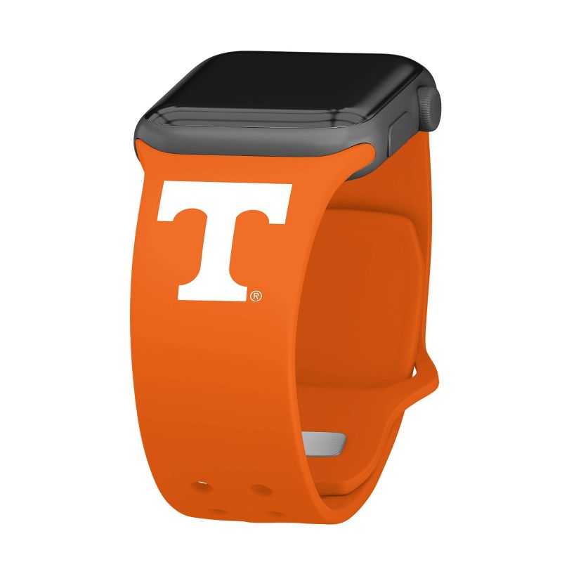 NCAA Tennessee Volunteers Silicone Apple Watch Band - Orange, 1 of 4