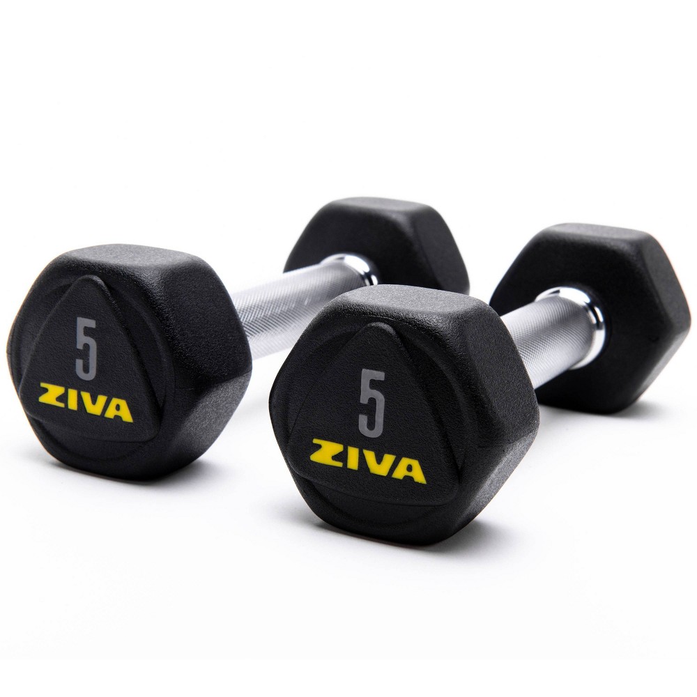 ZIVA RPU Hexagon Dumbbell 2pc - 5lbs