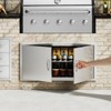 VEVOR BBQ Access Door, 42W x 21H Inch Double Outdoor Kitchen Door, Stainless Steel Flush Mount Door, Wall Vertical Door with Handles - 2 of 4
