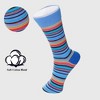 Alpine Swiss Mens Dress Socks 6 Pair Crew Sock Cotton Dress Socks for Men Solid Ribbed Argyle Pattern Multicolor Fun Designs - 2 of 4