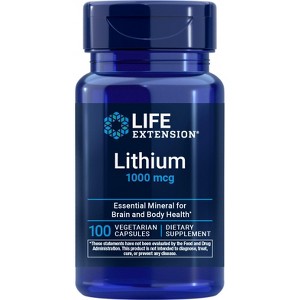 Lithium 1000 mcg by Life Extension  -  100 Vegetarian Capsule - 1 of 2